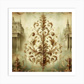 Ornate Wallpaper 1 Art Print