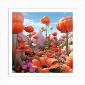 Poppies 43 Art Print