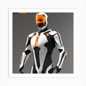 Futuristic Suit 46 Art Print