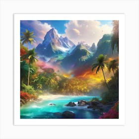 Tropical Paradise 16 Art Print