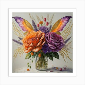 Fairy In A Vase 1 Art Print