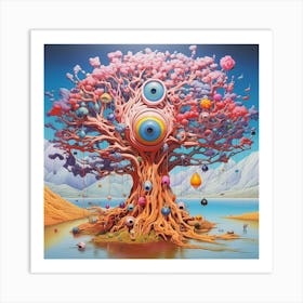 Tree Of Eyes Art Print