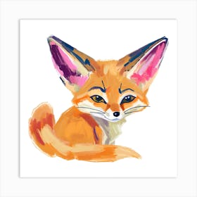 Fennec Fox 02 Art Print
