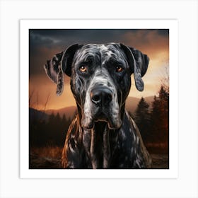 Great Dane 2 Art Print