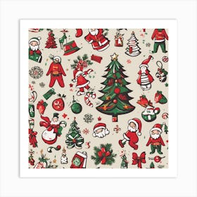 Santa'S Workshop Art Print