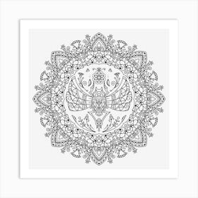 Egyptian Mandala 06 Art Print