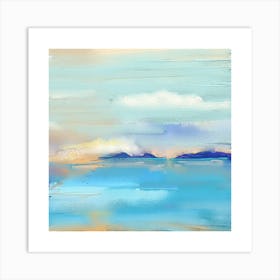 'Sunrise'.Printed wall painting, high-level art. Art Print