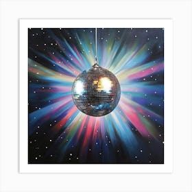 Disco Ball Art 17 Art Print