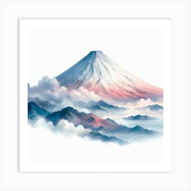 Japanese volcano Fuji 2 Art Print