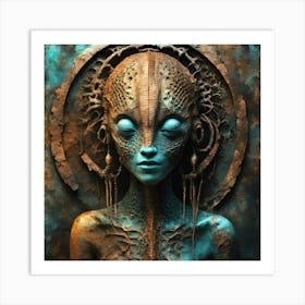 Alien relic Art Print