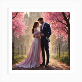 Fairytale Wedding 2 Art Print