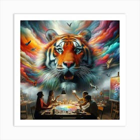 Tiger Painting 1 Art Print