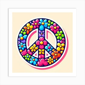 Peace Sign 3 Art Print