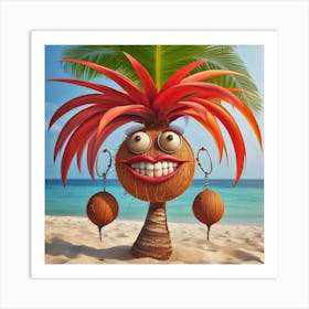 Coconut Tree 2 Art Print