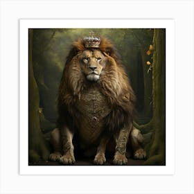 King Lion Art Print