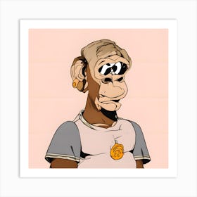 Monkey 2 Art Print