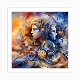 Time And Space 1 Art Print