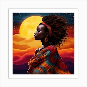 African Woman 43 Art Print