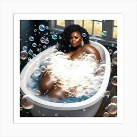 Bathed In Bubbles Art Print