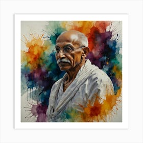 Mahatma Gandhi 24 Art Print