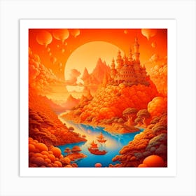 Castle Of Clouds Art Print