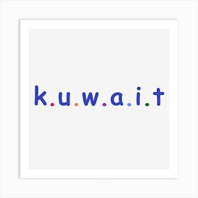 Kuwait 1 Art Print