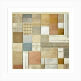 Squares Art Print