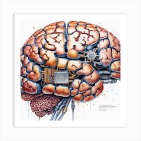 Human Brain 25 Art Print