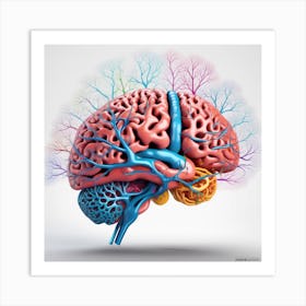 Human Brain 107 Art Print