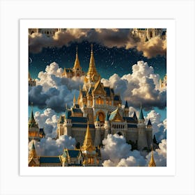 Castle In The Clouds 23 Art Print