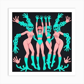 Sexy Girls 23 Art Print