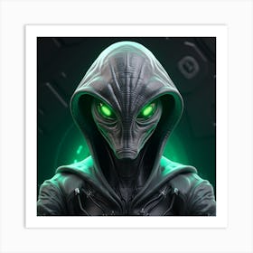 Alien Hood 2 Art Print