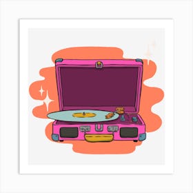 Classic Record Player (2023) Art Print