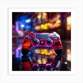 Playstation 4 Controller Art Print