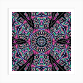 Psychedelic Mandala 7 Art Print