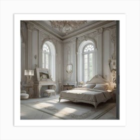 Rococo Bedroom Art Print