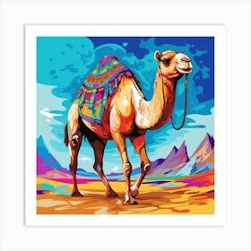 Camel Painting 2 Art Print