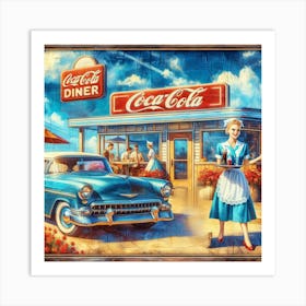 Diner Hop Art Print