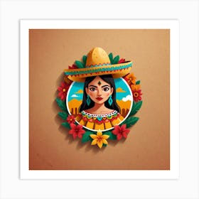 Mexican Girl 79 Art Print