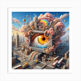 Eye Of The City 1 Art Print