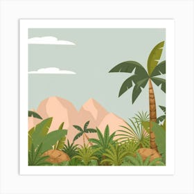 Tropical Jungle Art Print