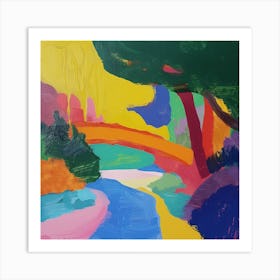 Abstract Park Collection Ueno Park Tokyo 2 Art Print