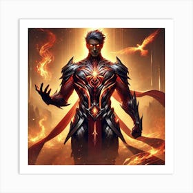 Ronan Ashheart Full Body Heroic Art Print