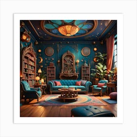 Islamic Living Room Art Print