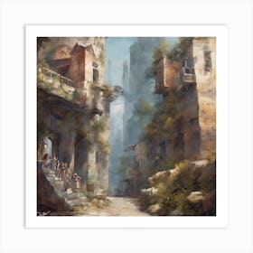 Cityscape 2 Art Print