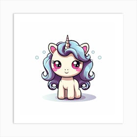 Cute Unicorn 435 Art Print