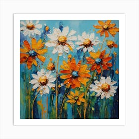 Daisies 8 Art Print