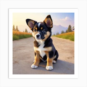 cute dog 3 Art Print