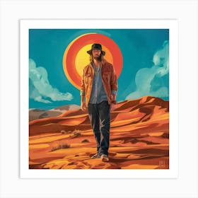 Red Sun Desert Art Illustration Painting Fashion Zoymue5sqpapddgah0qtsg Cdpahus8r3w0chfl4zcivg Art Print