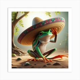 Mexican Frog Art Print